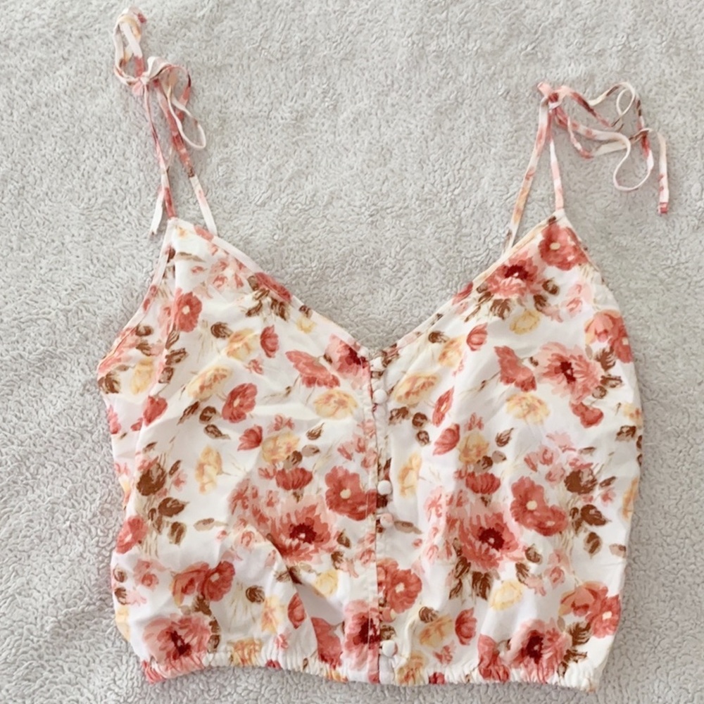 Abercrombie Floral Tank